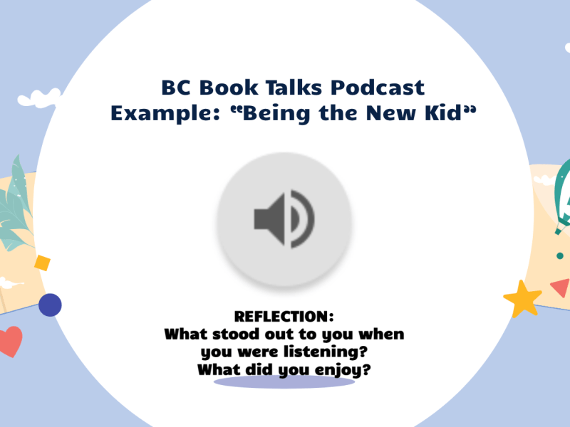 Book Talk Podcast: “Being the New&nbsp;Kid”